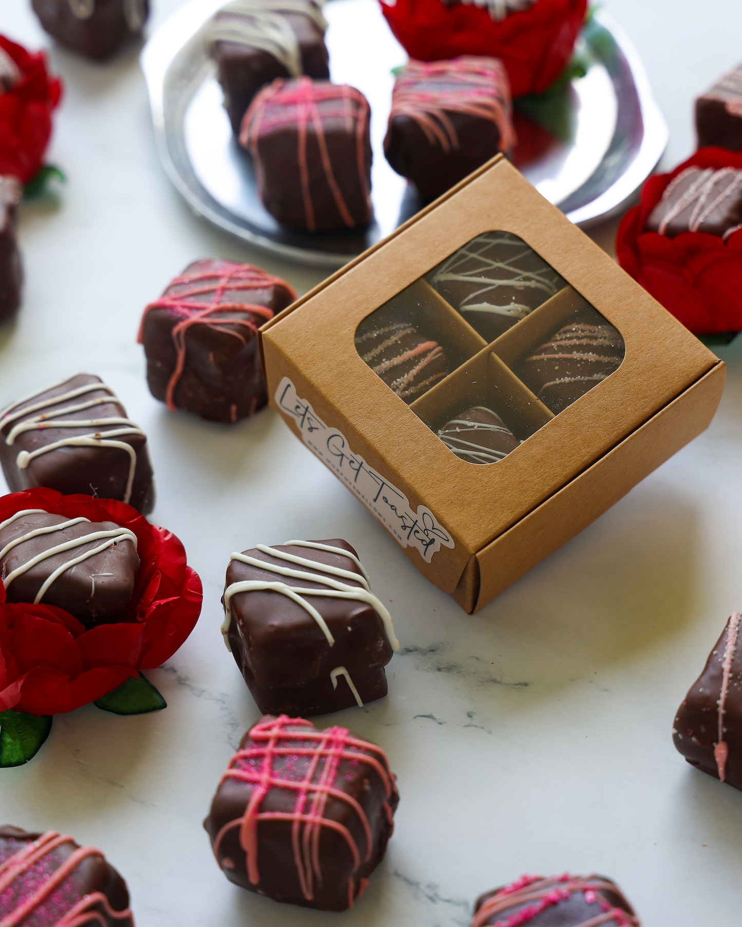 Blooming Marshmallow Truffles